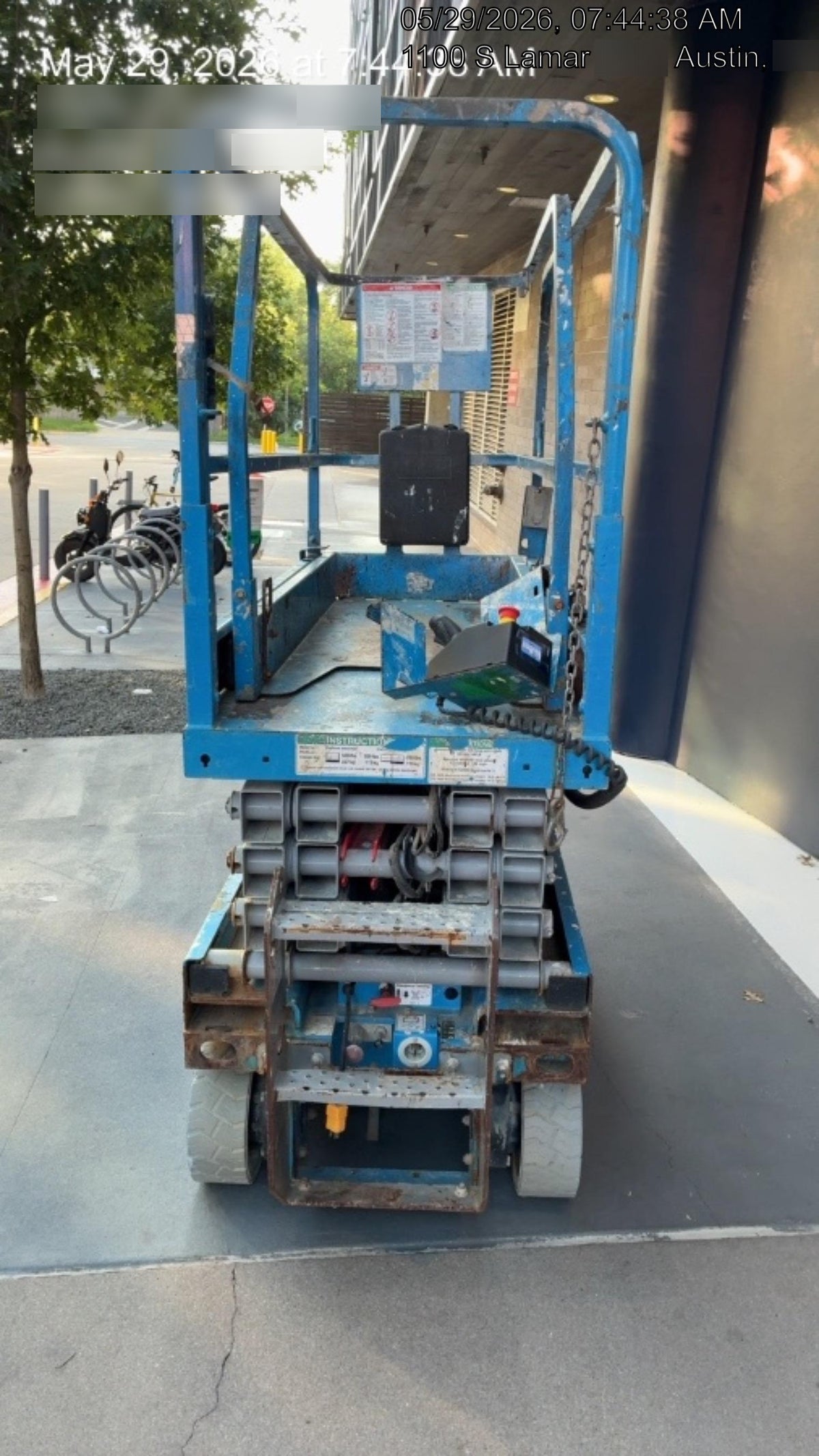 2019 Genie GS-1930 Fixed Rails with Chain Entry