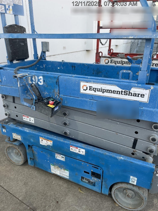 2019 Genie GS-1930 Fixed Rails with Chain Entry