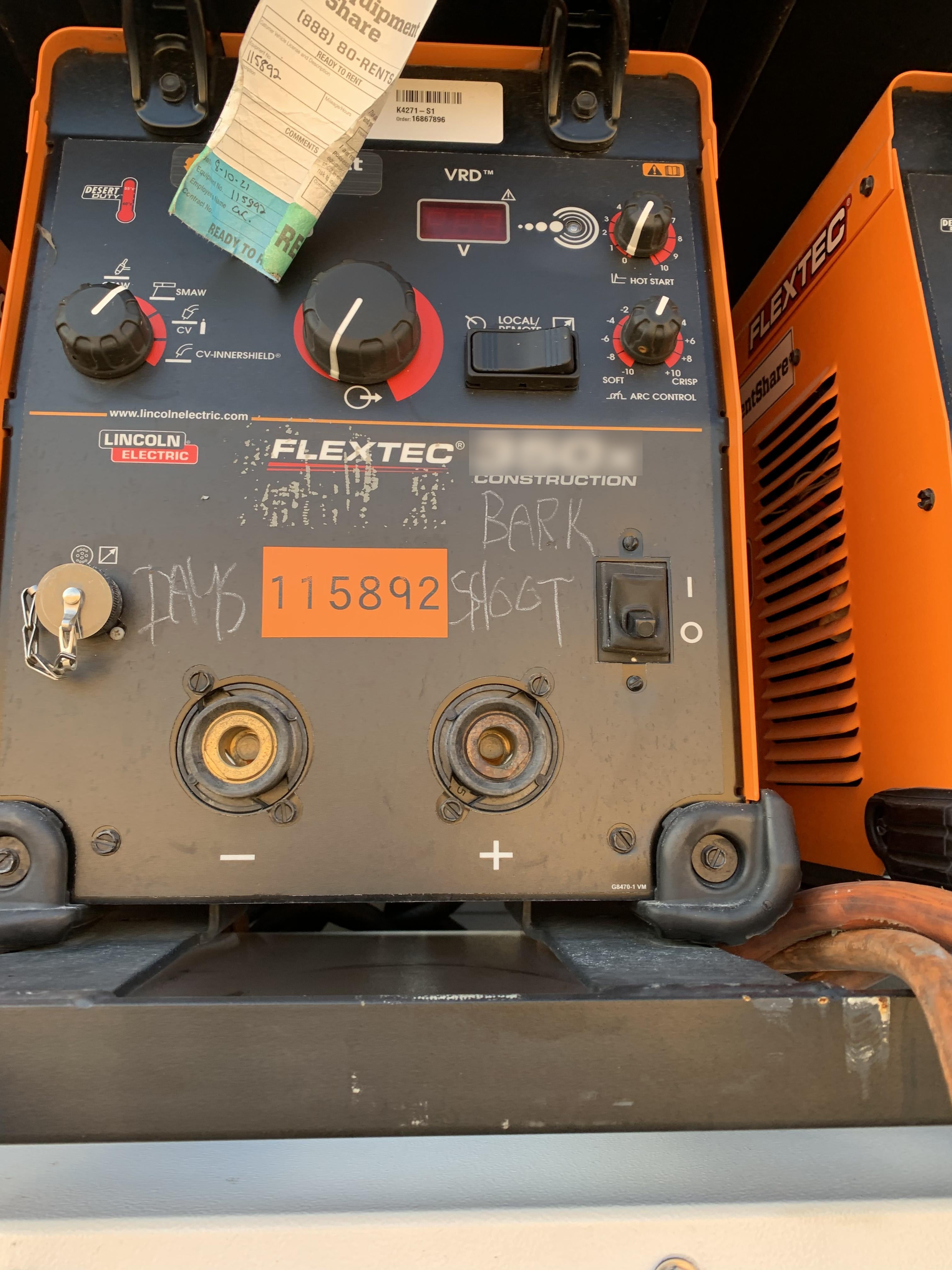 2020 LINCOLN ELECTRIC FLEXTEC 350X