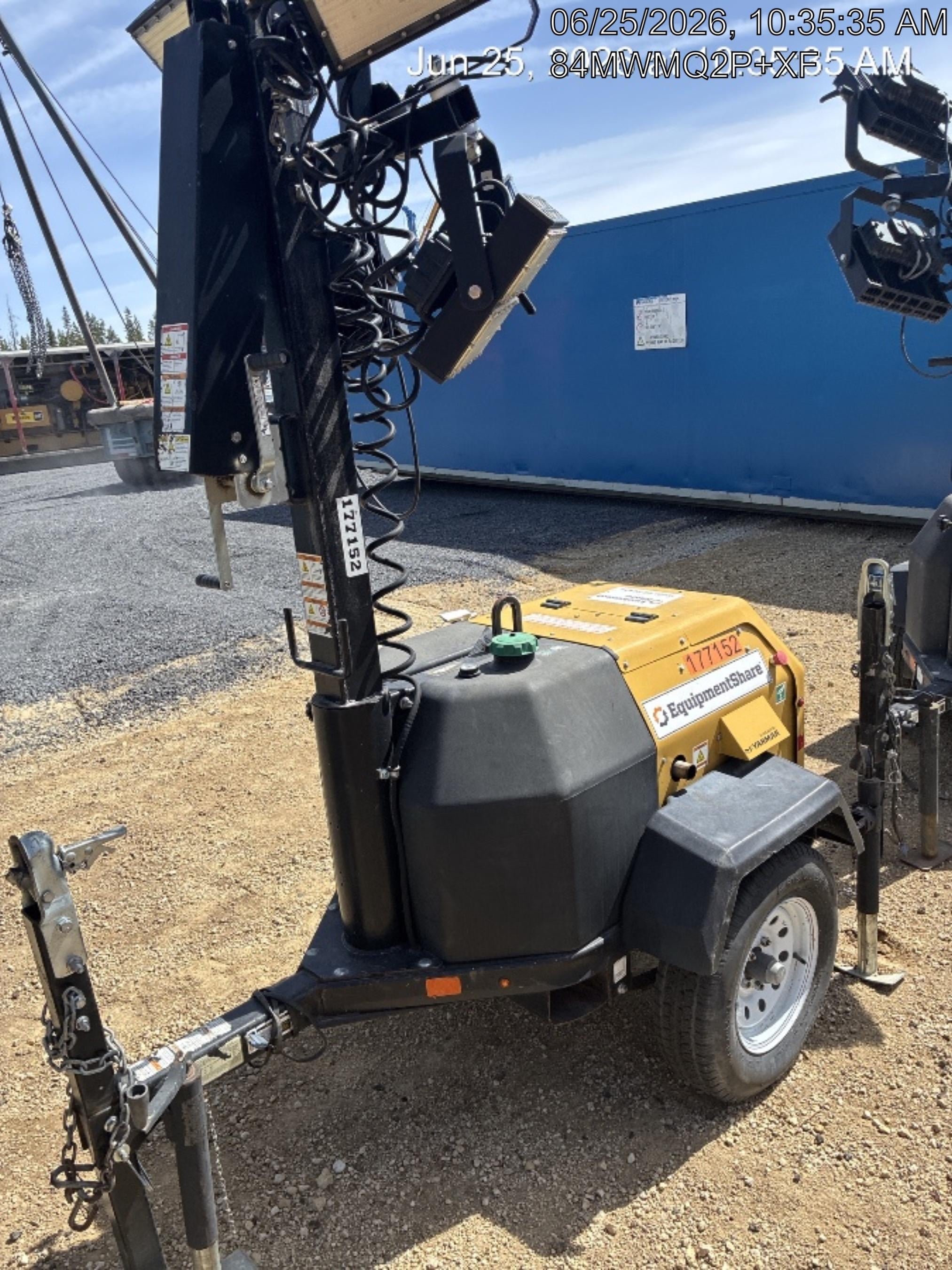 Allmand NLV3GR 3kW Light Plant - LED