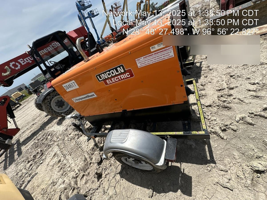 2022 Lincoln Electric LE400 Kubota V1505, Trlr, Cable Rack, Light Kit, ES Decals, T3