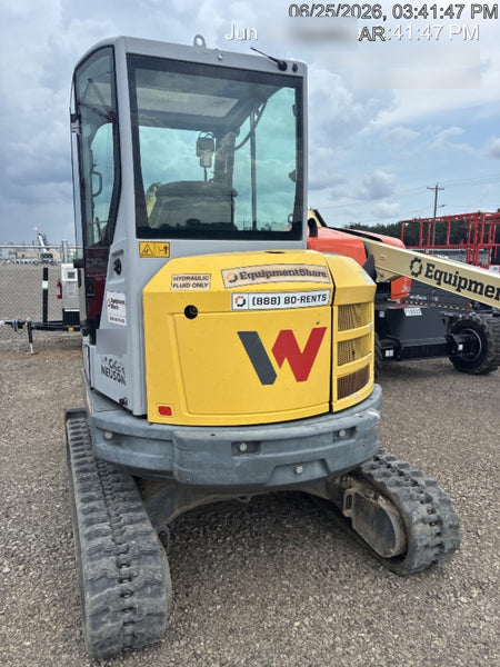 2019 Wacker Neuson EZ36 EZ36-MX, Track, Long, Cab w/QH Coupler, 12"/18"/24" QH HD Buckets