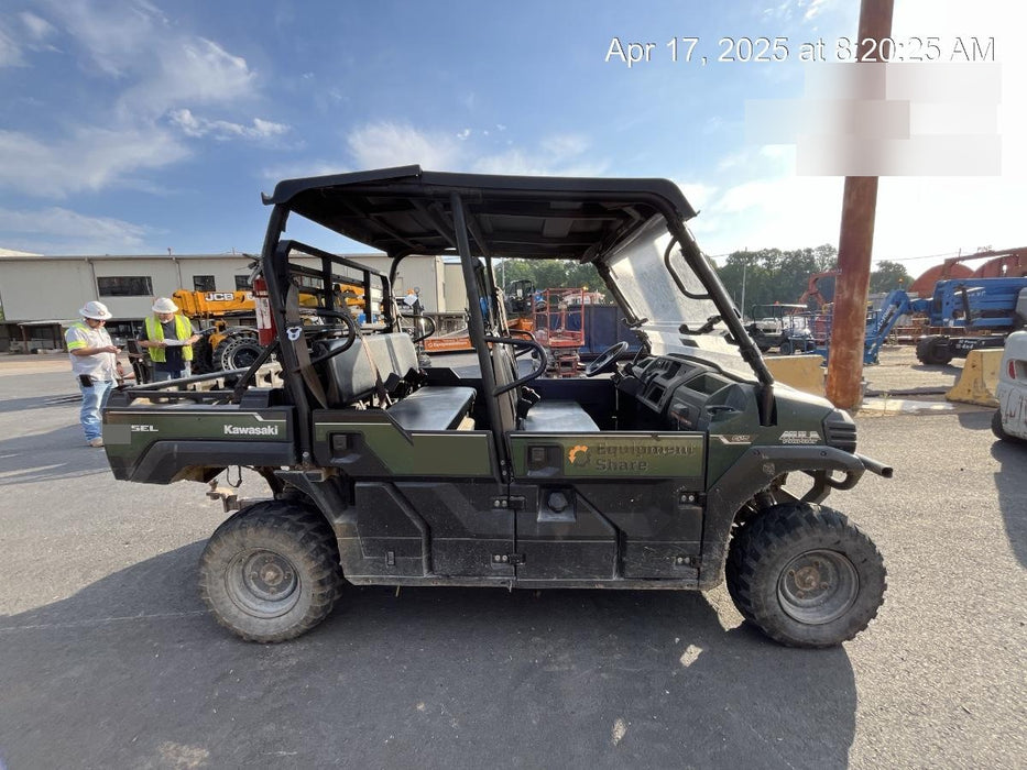 Kawasaki Mule PRO-DXT Standard Options, Backup Alarm, Beacon, Plastic Hard Top, Poly Windshield, Horn Kit