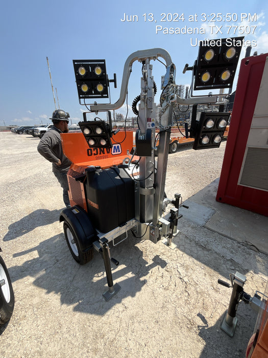 2024 Wanco WLTT-4MM4K Diesel, Deep Sea Controller, Shore Power Plug, Auto Start, (4) 350W LED Floodlights, 4kW Generator, 60 Gal Fuel Tank, 2" Ball, T3