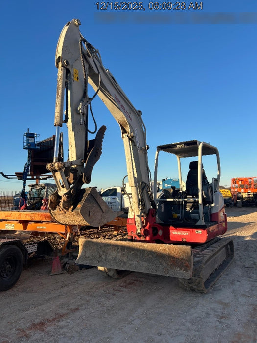 2019 Takeuchi TB260 Takeuchi TB260 Canopy w/Rubber Tracks, Auxiliary Hydraulics, Standard Blade, Manual QC