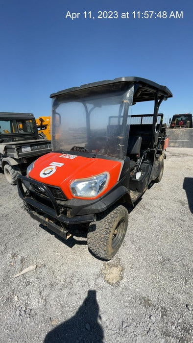 2021 Kubota RTV-X1140W-H Plastic Canopy, Windshield Acrylic Clear, LED Strobe Light, Wire Harness Kit, Back up Alarm