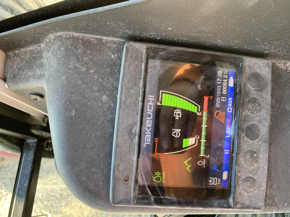 2020 Takeuchi TB290C Cab/Heat/Air, Rubber Tracks, Manual TAG QC