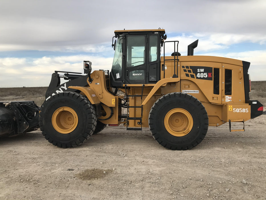 2019 Sany SW405K Cab, JRB Hydraulic QC, 4yrd Bucket, Standard Carriage, 72" Forks - SW405-00A