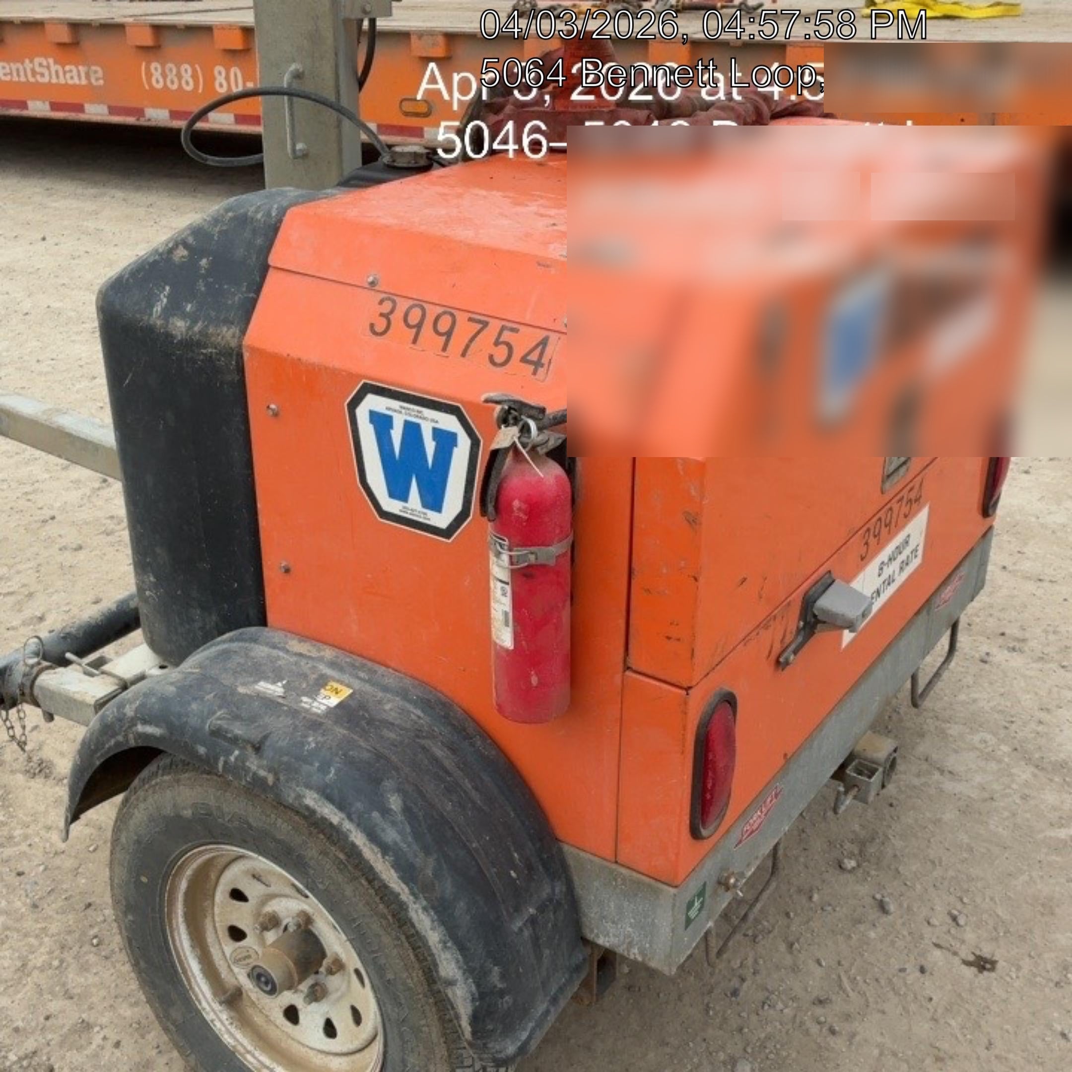 2024 Wanco WLTT-4MM4K Diesel, Deep Sea Controller, Shore Power Plug, Auto Start, (4) 350W LED Floodlights, 4kW Generator, 60 Gal Fuel Tank, 2" Ball, T3