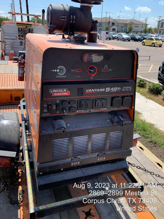 2022 Lincoln Electric Vantage 549X Crosslink Technology, Trailer Mounted, ES Decals, T3