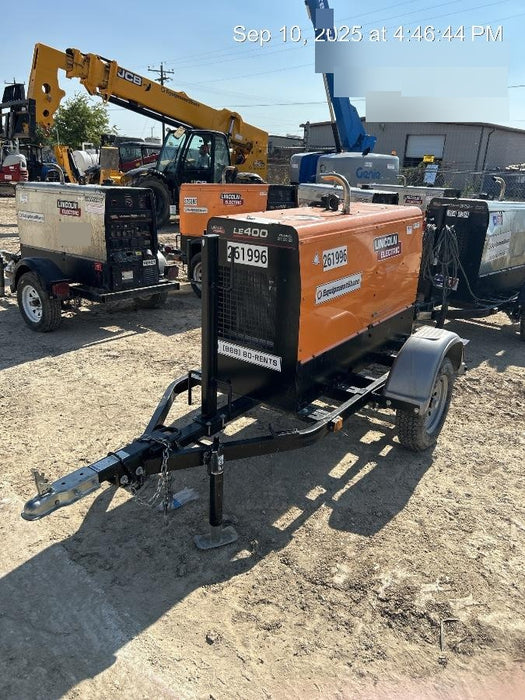 2022 Lincoln Electric LE400 Kubota V1505, Trlr, Cable Rack, Light Kit, ES Decals, T3