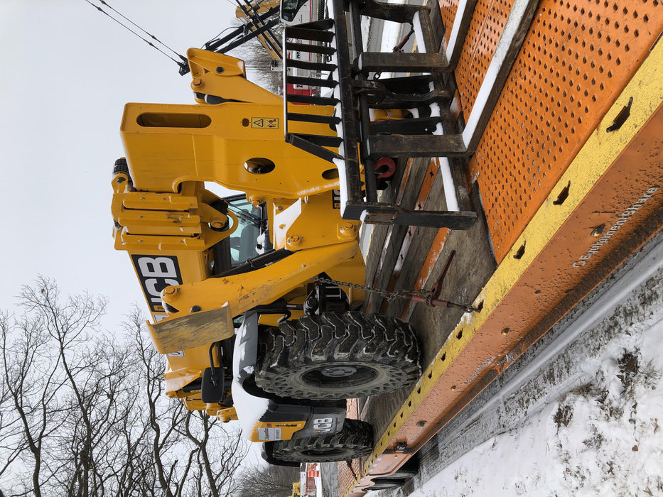 2020 JCB 510-56 Cab/Heat/Air, 74 HP, Solid Tires, STD Worklight, Beacon, Aux Hydraulics, Lifting Eye, Back up Alarm w/66" Carriage/60" Forks
