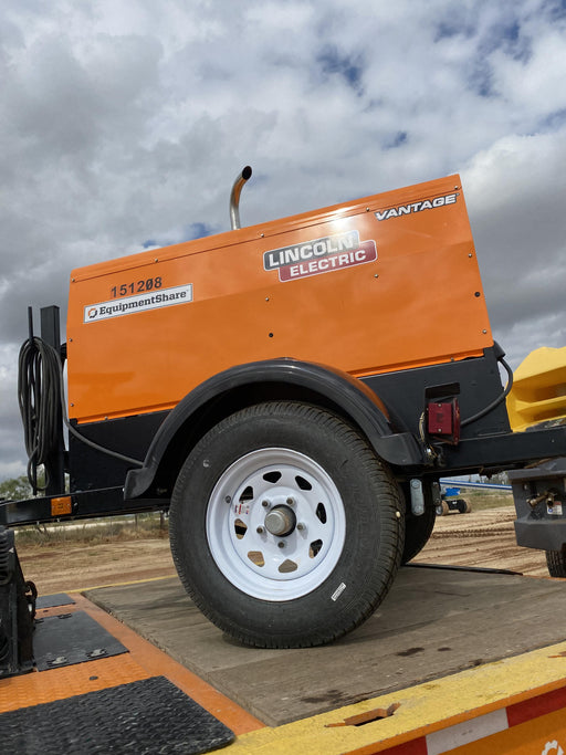 2021 Lincoln Electric Vantage 322 Vantage 322 Ready Pak 3 w/ Telematics & Decals, ORANGE (includes trailer, cable rack, fender light kit)