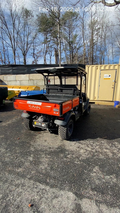 2021 Kubota RTV-X1140W-H Plastic Canopy, Windshield Acrylic Clear, LED Strobe Light, Wire Harness Kit, Back up Alarm