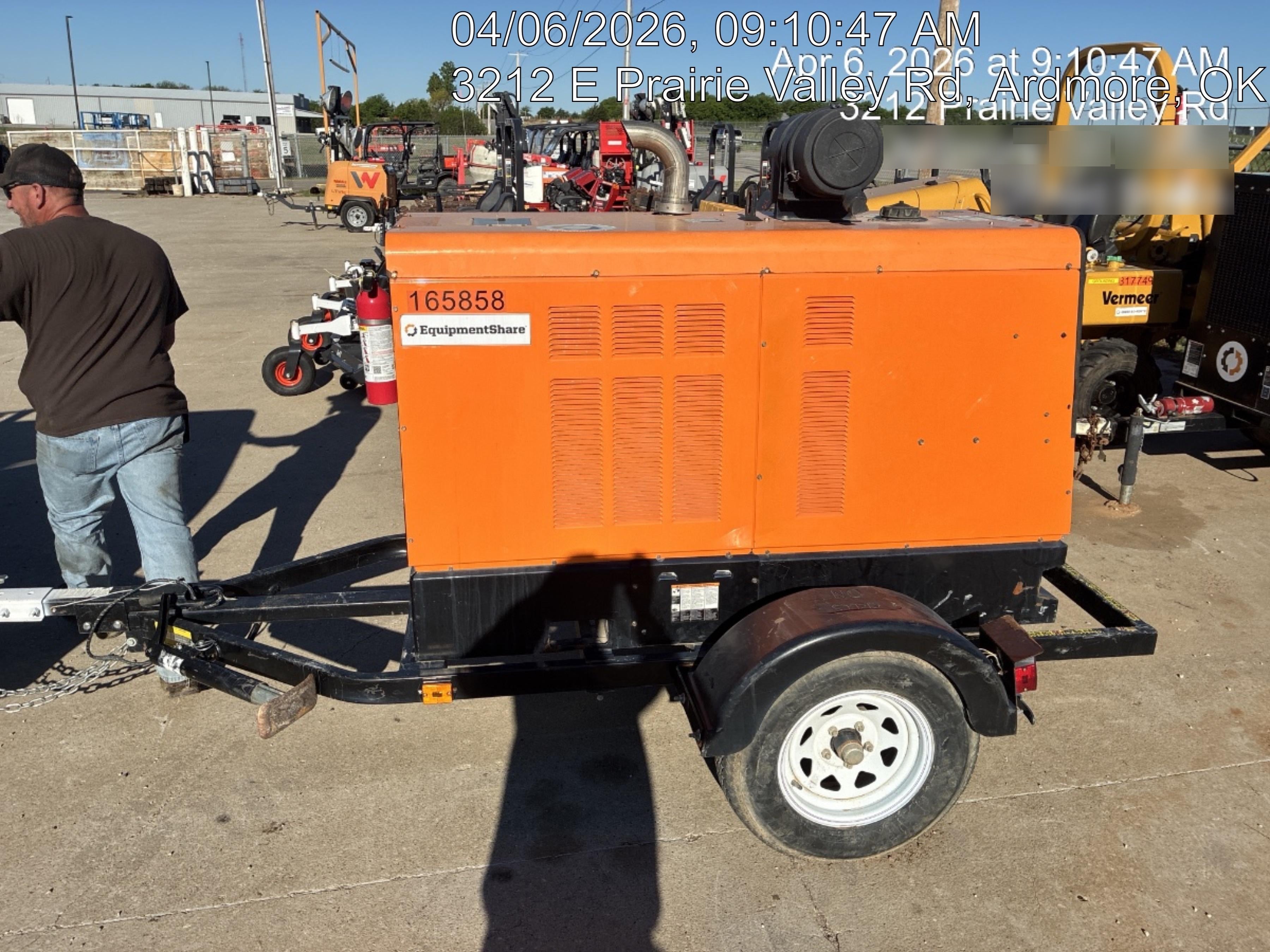 2021 Lincoln Electric Vantage 549X Ready Pak 3, ORANGE (includes trailer, cable rack, fender light kit)