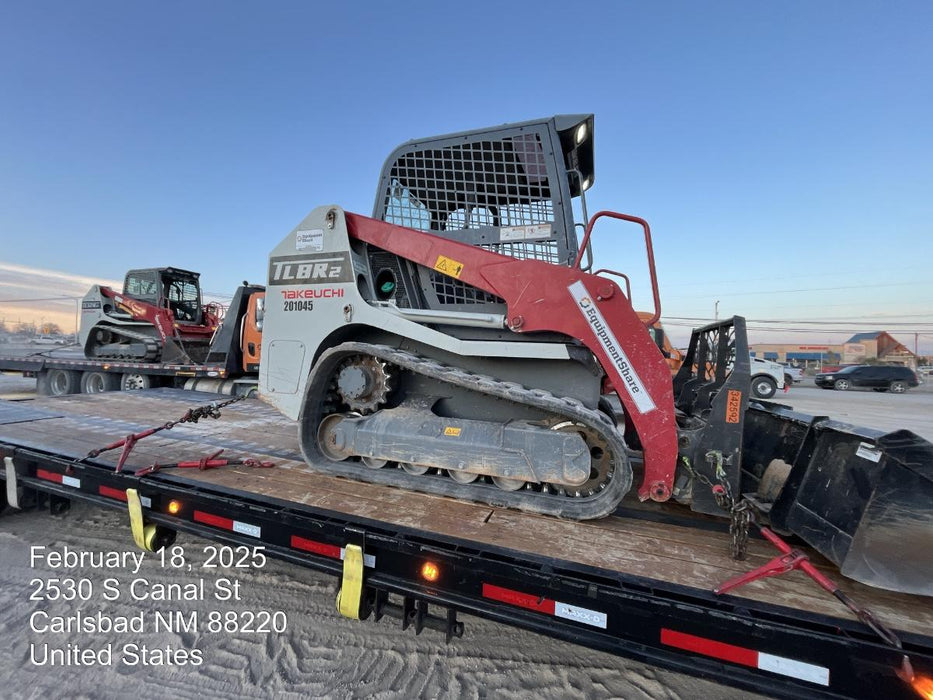 2022 Takeuchi TL8R2-R 74hp Kubota Diesel, Canopy, Rubber Tracks, Manual QC