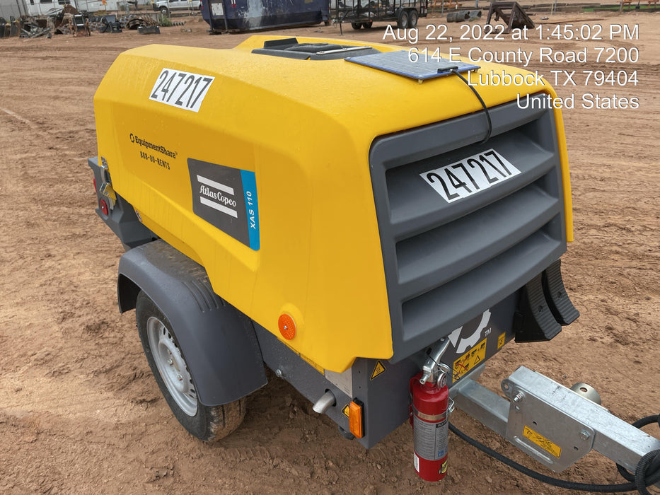 2022 ATLAS COPCO XAS 110