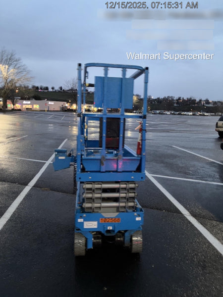 2020 Genie GS-1930 Solid Non Marking Tires, Beacon, Folding rails with half height swing gate, 800W Inverter