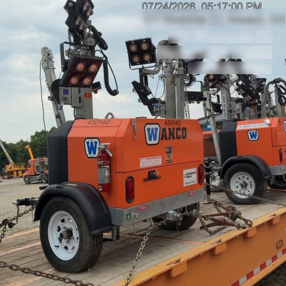 2024 Wanco WLTT-4MM4K Diesel, Deep Sea Controller, Shore Power Plug, Auto Start, (4) 350W LED Floodlights, 4kW Generator, 60 Gal Fuel Tank, 2" Ball, T3