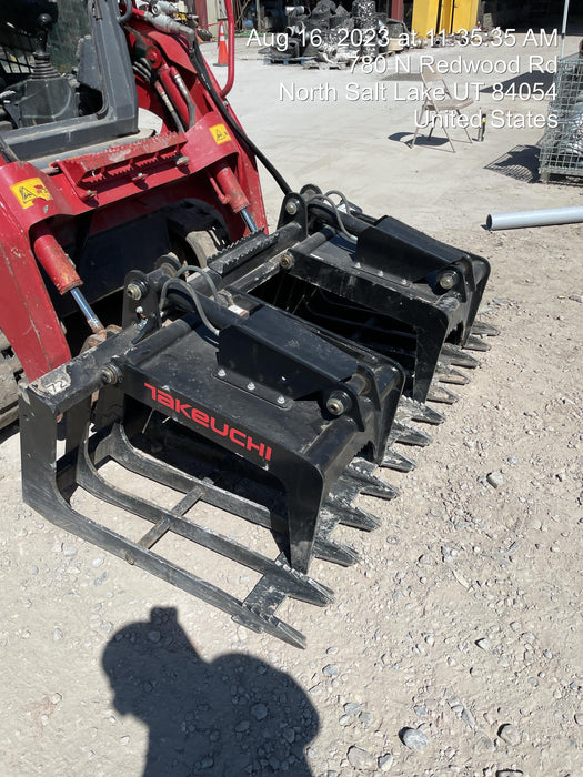 2022 TAKEUCHI 72" Skeleton Grapple Bucket - Takeuchi