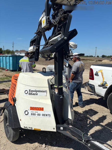 2023 Generac MLT2 Diesel, Flex Switch 120V Input, Powerzone Controller, 
(4) 320W LED Lights, 4kW Generator, 39.9 Gal Fuel Tank, 2" Ball, T3