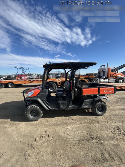 2021 Kubota RTV-X1140W-H Plastic Canopy, Windshield Acrylic Clear, LED Strobe Light, Wire Harness Kit, Back up Alarm