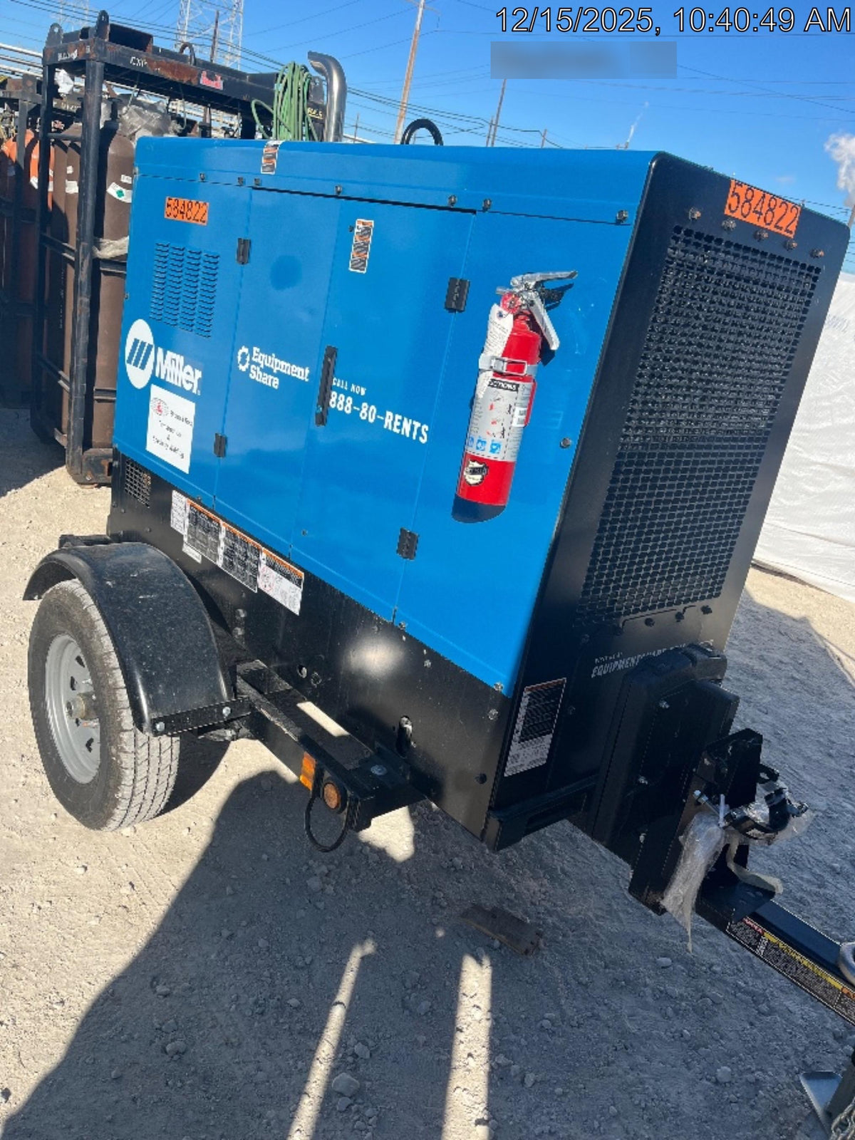 2025 MILLER ELECTRIC BIG BLUE 500