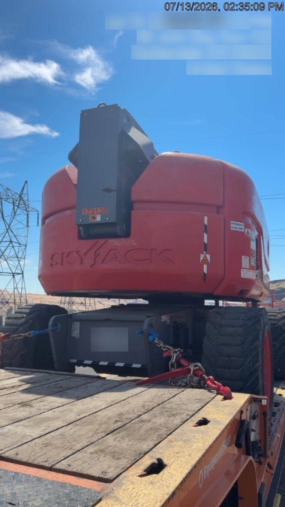 2021 SKYJACK SJ85 AJ