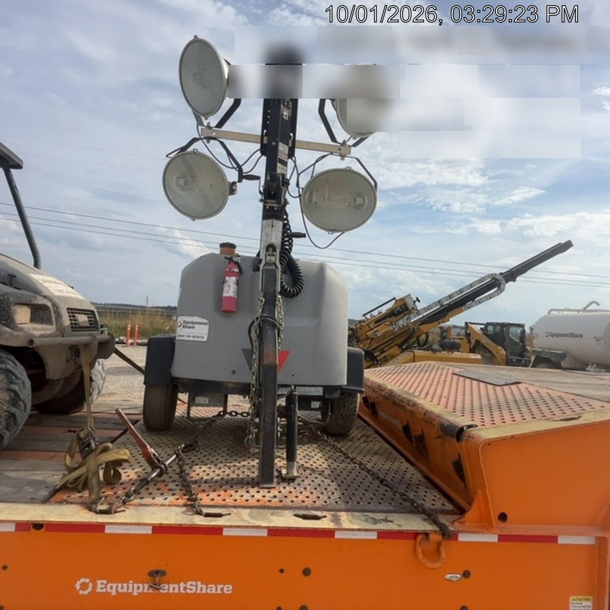 2019 Wacker Neuson LTV6L-MH Wacker Neuson LTV6L Mobile Light Tower w/Fuel Level Sensor Installed