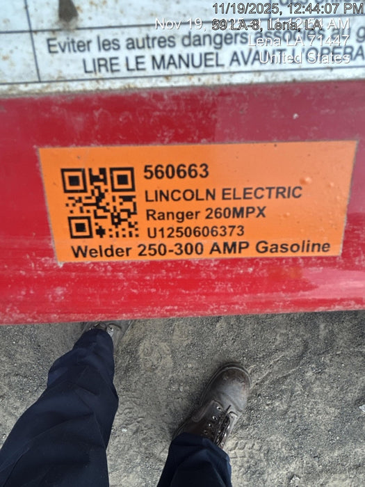 2025 LINCOLN ELECTRIC Ranger 260MPX