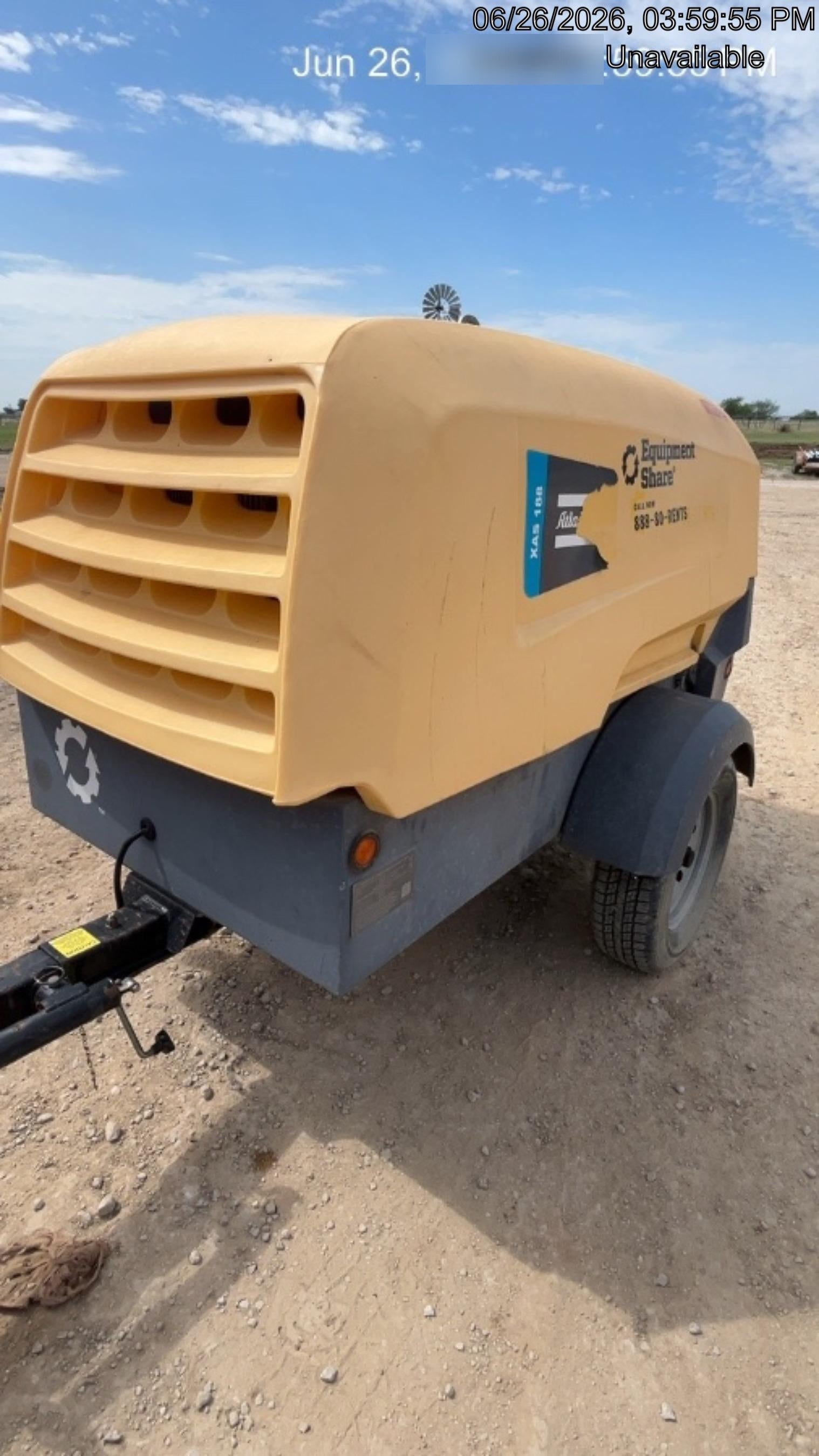 2021 ATLAS COPCO XAS188 CWK