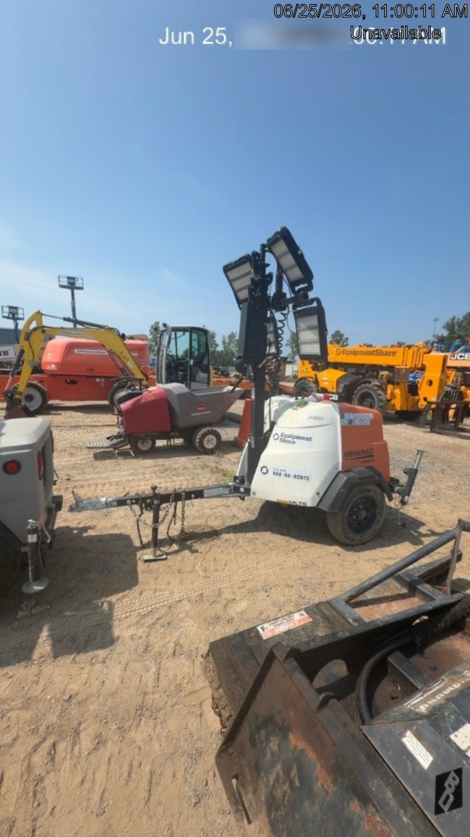 2024 Generac MLT2 Diesel, Flex Switch 120V Input, Powerzone Controller, 
(4) 320W LED Lights, 4kW Generator, 39.9 Gal Fuel Tank, 2" Ball, T3