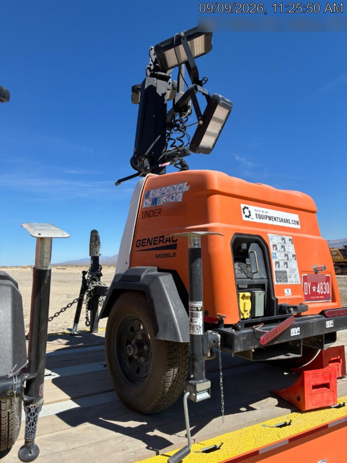 2023 Generac MLT2 Diesel, Flex Switch 120V Input, Powerzone Controller, (4) 320W LED Lights, 4kW Generator, 39.9 Gal Fuel Tank, 2" Ball, T3