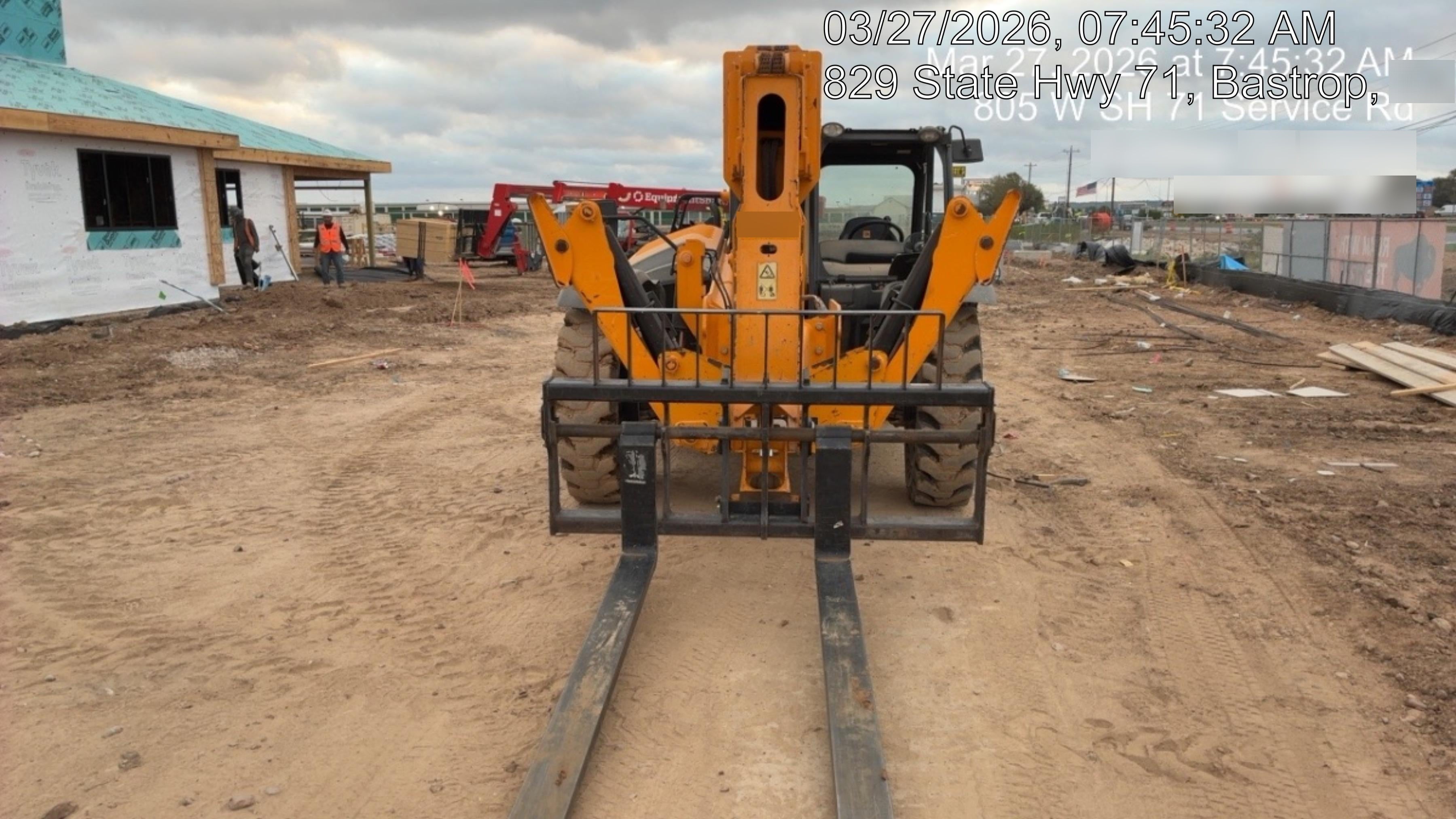 2019 JCB 510-56 Canopy, 74 HP, Solid Tires, STD Worklight, Beacon, Aux Hydraulics, Lifting Eye, Back up Alarm w/66" Carriage/60" Forks