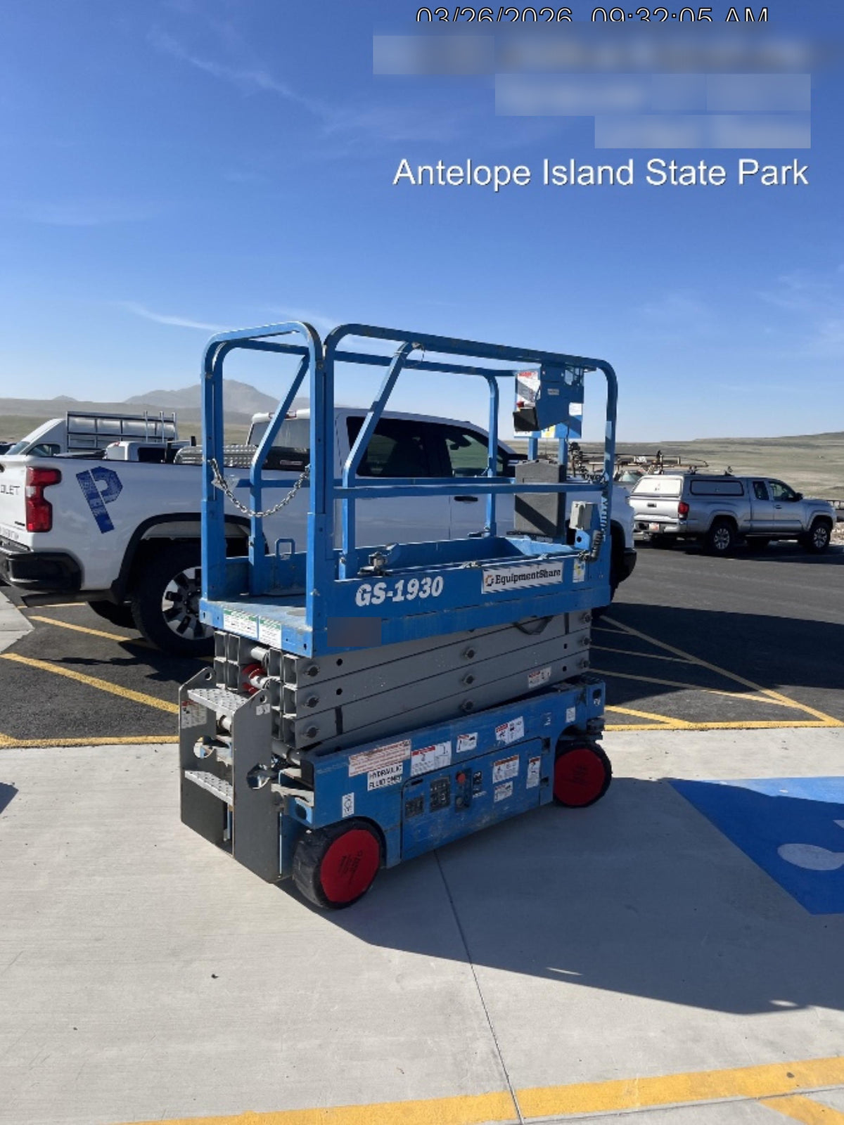 2019 Genie GS-1930 Fixed rails with chain Entry