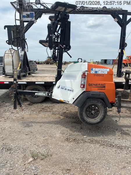 2024 Generac MLT2 Diesel, Flex Switch 120V Input, Powerzone Controller, 
(4) 320W LED Lights, 4kW Generator, 39.9 Gal Fuel Tank, 2" Ball, T3
