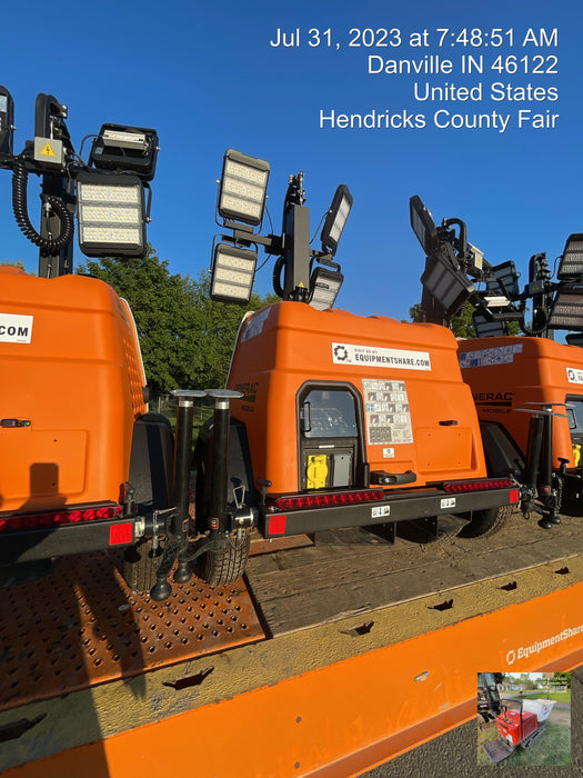 2023 Generac MLT2 Diesel, Flex Switch 120V Input, Powerzone Controller, (4) 320W LED Lights, 4kW Generator, 39.9 Gal Fuel Tank, 2" Ball, T3