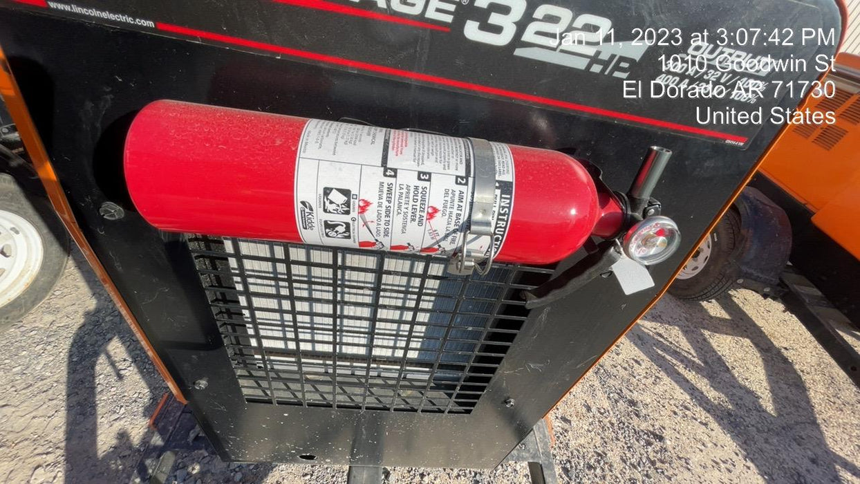 2021 Lincoln Electric Vantage 322 Vantage 322 Ready Pak 3 w/ Decals, ORANGE (includes trailer, cable rack, fender light kit) NO Telematics