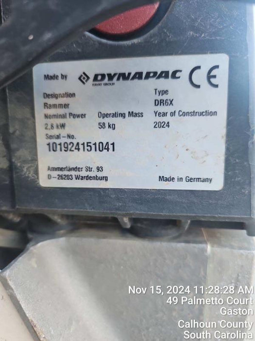 2024 DYNAPAC DR6X