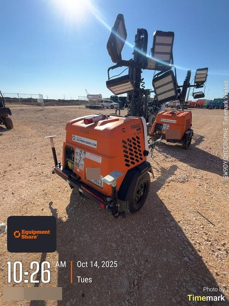 2024 Generac MLT2 Diesel, Flex Switch 120V Input, Powerzone Controller, 
(4) 320W LED Lights, 4kW Generator, 39.9 Gal Fuel Tank, 2" Ball, T3