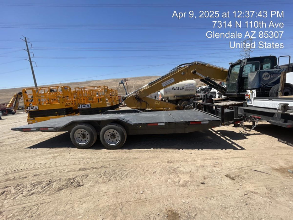 2025 TEXAS PRIDE TRAILERS 21' Lowboy Gravity Tilt Bed 14K Bumper Pull Trailer