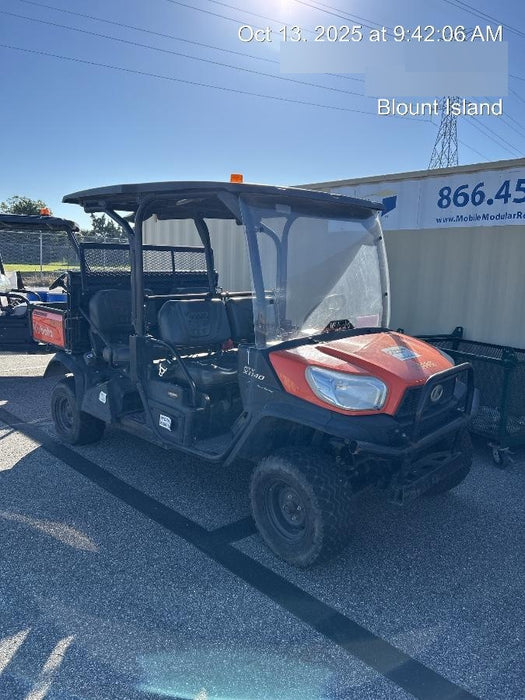 2022 Kubota RTV-X1140W-H Plastic Canopy, Windshield Acrylic Clear, LED Strobe Light, Wire Harness Kit, Back up Alarm