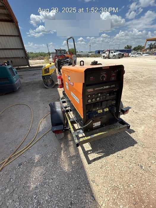 2021 Lincoln Electric Vantage 322 Vantage 322 Ready Pak 3 w/ Decals, ORANGE (includes trailer, cable rack, fender light kit) NO Telematics