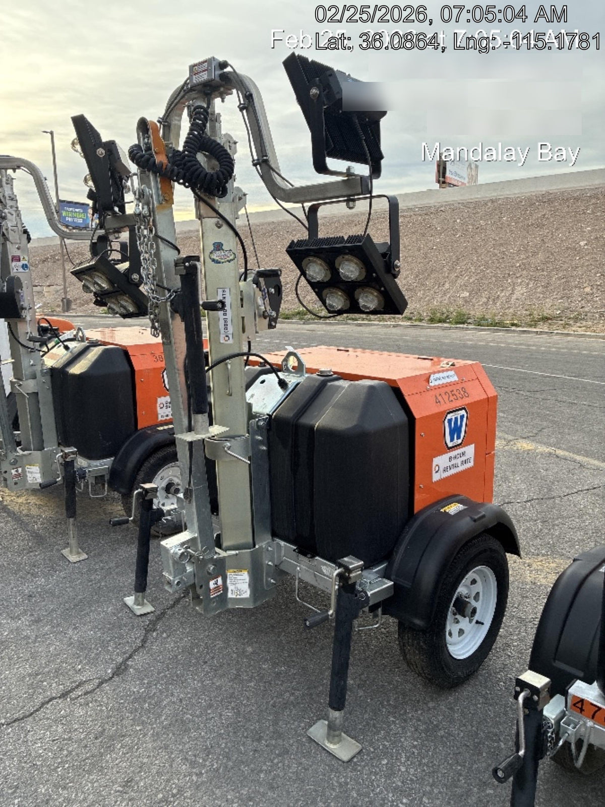 2024 Wanco WLTT-4MM4K Diesel, Deep Sea Controller, Shore Power Plug, Auto Start, (4) 350W LED Floodlights, 4kW Generator, 60 Gal Fuel Tank, 2" Ball, T3
