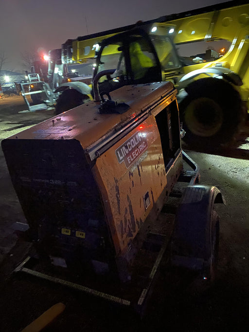 2021 Lincoln Electric Vantage 322 Vantage 322 Ready Pak 3 w/ Decals, ORANGE (includes trailer, cable rack, fender light kit) NO Telematics