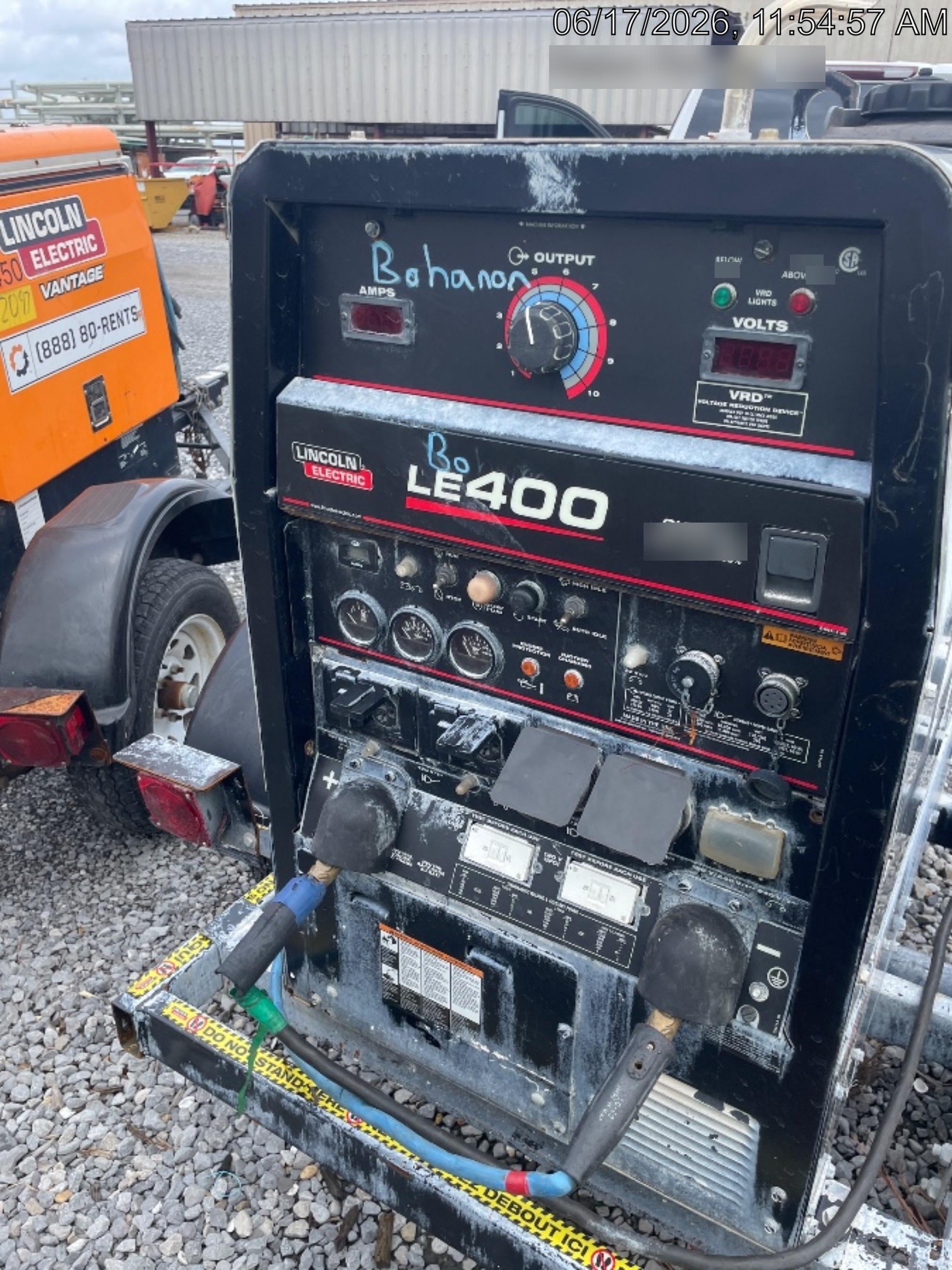 2024 Lincoln Electric LE400 Kubota V1505, Trlr, Cable Rack, Light Kit, ES Decals, T3