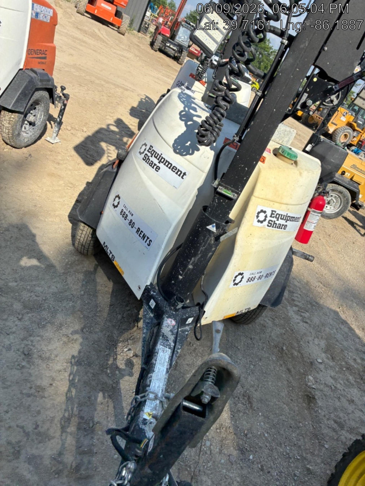 2024 Generac MLT2 Diesel, Flex Switch 120V Input, Powerzone Controller, 
(4) 320W LED Lights, 4kW Generator, 39.9 Gal Fuel Tank, 2" Ball, T3