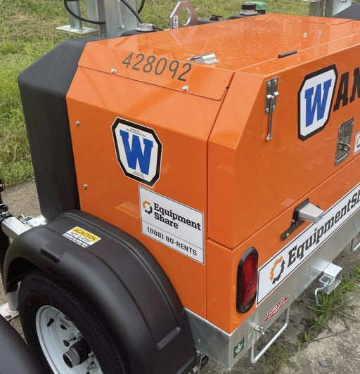 2024 Wanco WLTT-4MM4K Diesel, Deep Sea Controller, Shore Power Plug, Auto Start, (4) 350W LED Floodlights, 4kW Generator, 60 Gal Fuel Tank, 2" Ball, T3