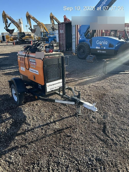 2021 Lincoln Electric Vantage 322 Vantage 322 Ready Pak 3 w/ Decals, ORANGE (includes trailer, cable rack, fender light kit) NO Telematics