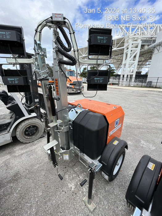 2023 Wanco WLTT-4MM4K Diesel, Deep Sea Controller, Shore Power Plug, Auto Start, (4) 350W LED Floodlights, 4kW Generator, 60 Gal Fuel Tank, 2" Ball, T3